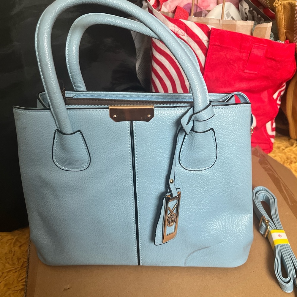 Elegant Blue Women's Handbag